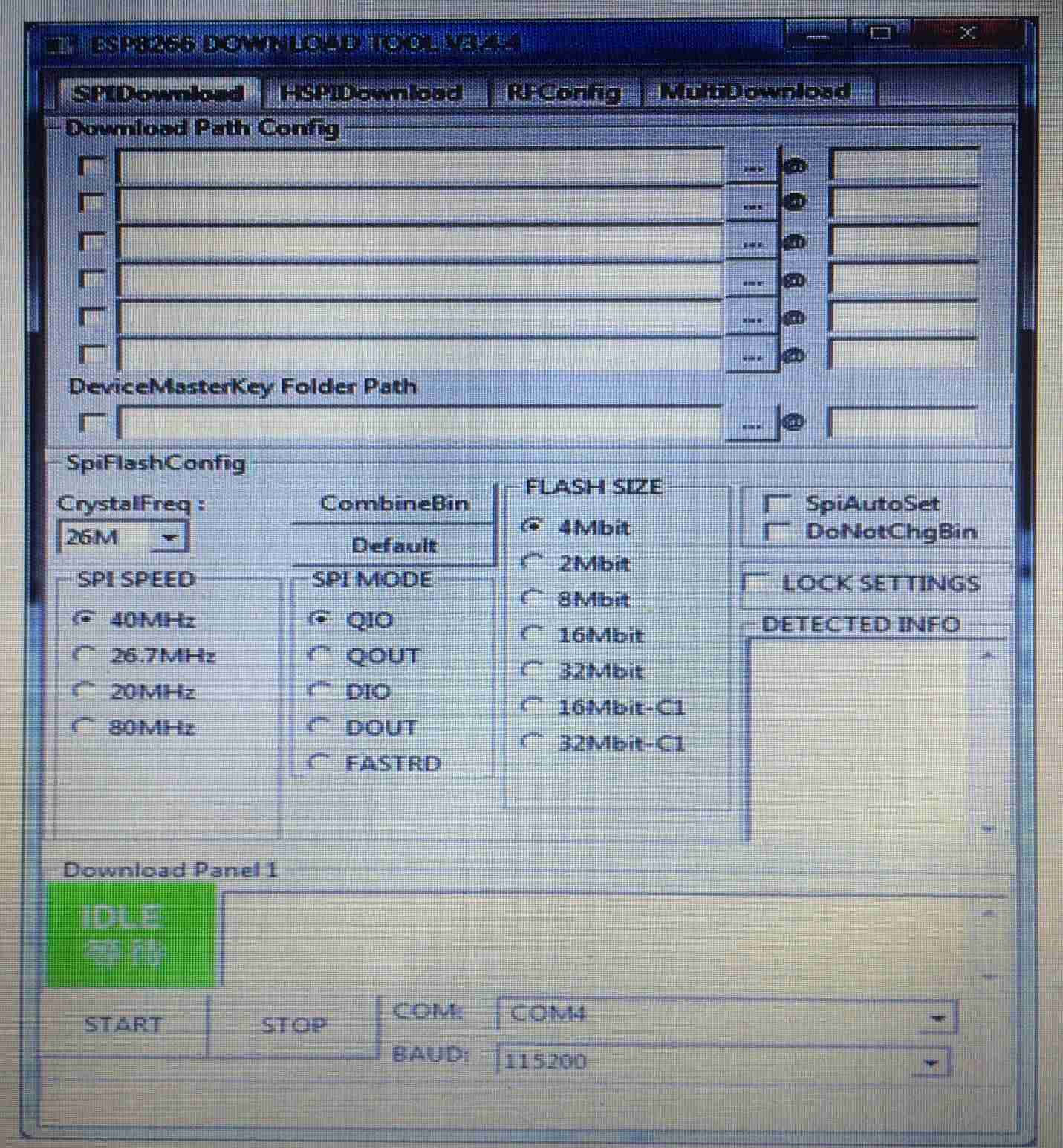 ESP8266 Flashing