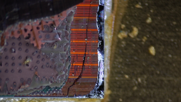 Intel CPU Die Corner